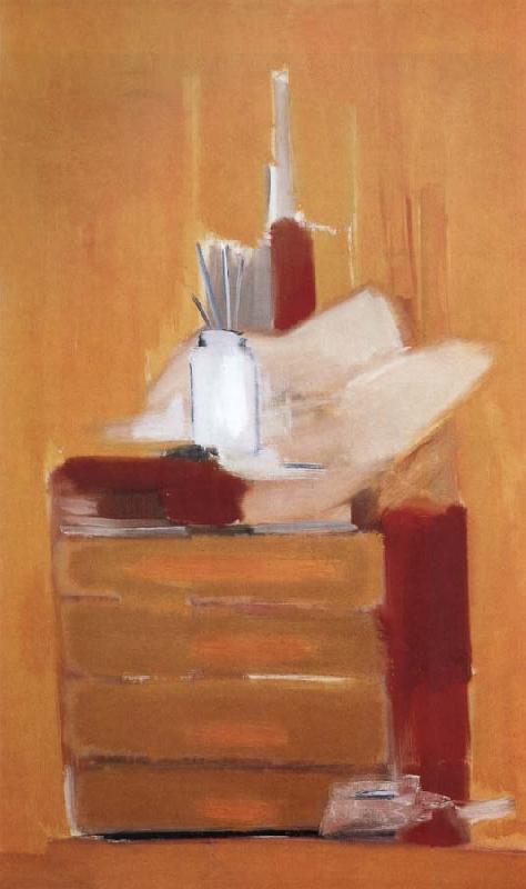 Nicolas de Stael The Orange Background of Workroom